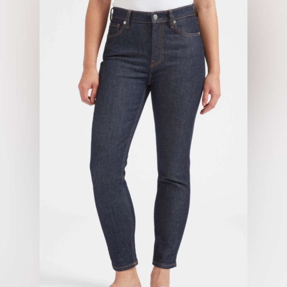 Everlane high rise skinny jeans, size 24